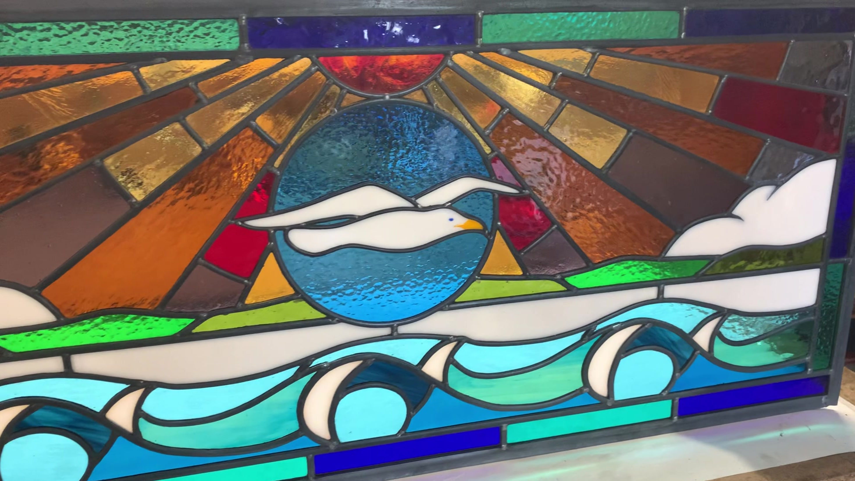 Finished Stained Glass Commission